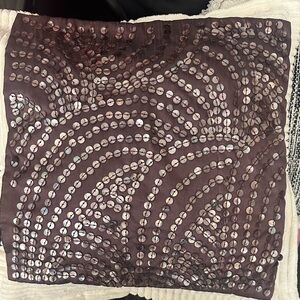 Purple Sequin Decorative Pillow pack of two covers